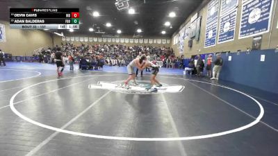 157 lbs Champ. Round 1 - Adan Balderas, Foothill vs Devin Davis, Independence