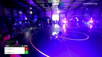 78 lbs Consolation - Michael Castro, Misfits vs Audrey Flores, Warriors Of Christ (WOC)