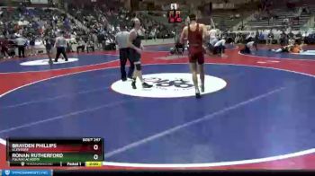 4A 152 lbs Quarterfinal - Brayden Phillips, Glen Rose vs Ronan Rutherford, Pulaski Academy