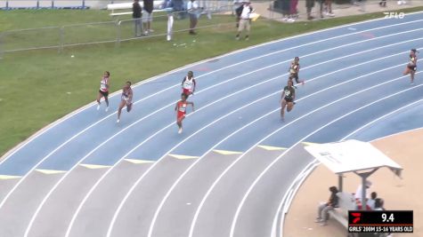 Youth Girls' 200m, Finals 1 - Age 15-16