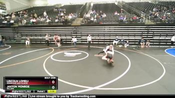 160 lbs Cons. Round 4 - Lincoln Lomeli, Hurricane High School vs Jaxton Monroe, Millard