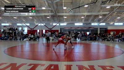 165 lbs Quarterfinal - Aaron Concepcion, CSU-Pueblo vs Kyle Botelho, San Francisco State