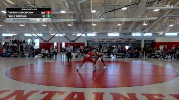 165 lbs Quarterfinal - Aaron Concepcion, CSU-Pueblo vs Kyle Botelho, San Francisco State
