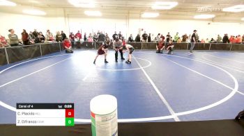 60 lbs Consi Of 4 - Connor Placido, Killingly Youth Wrestling vs Zeke Difranco, Coventry Renegades
