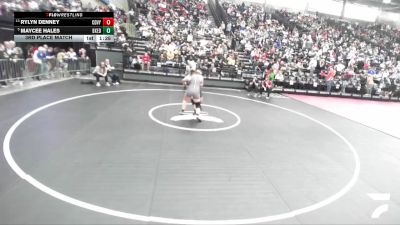 5A 235 lbs 3rd Place Match - Maycee Hales, Box Elder vs Rylyn Denney, Cedar Valley