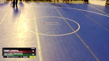 113 lbs Champ. Round 1 - Benjamin Cervantes, Rough Rider W.C. vs Bobby Cisneros, Central High School Wrestling