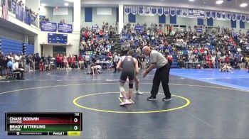 132 lbs Cons. Round 4 - Brady Bitterling, Eastside vs Chase Godwin, SWANTON