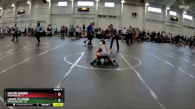 100 lbs Round 2 (10 Team) - Jacob Baker, ROUGHHOUSE vs Lewis Flossie, Neighborhood