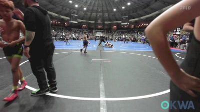 90 lbs Round Of 16 - Riley Williams, Norman Grappling Club vs Gage Johnson, Team Tulsa Wrestling Club