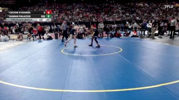 4A 106 lbs 5th Place Match - Damian Palacios, Sugar-Salem vs Colton D`avanzo, Timberlake