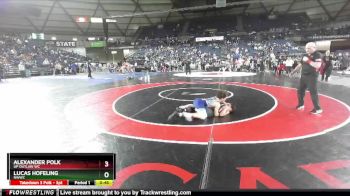 106 lbs Cons. Round 1 - Lucas Hofeling, NWWC vs Alexander Polk, UP Outlaw WC