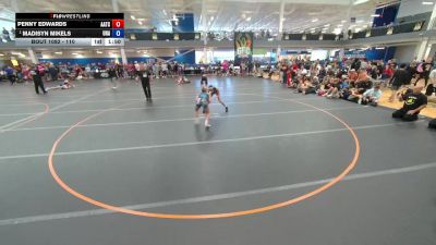 110 lbs Cons. Semi - Madisyn Mikels, Unattached vs Penny Edwards, Unattached