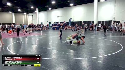 150 lbs Round 5 (6 Team) - Gavyn Morphew, Iowa Hawks vs Devon Daemicke, Seneca Fighting Irish