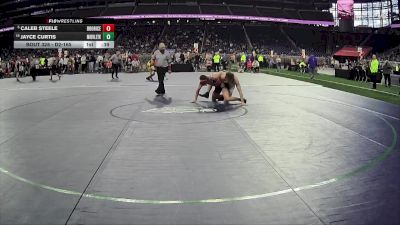 D2-165 lbs Cons. Round 3 - Caleb Steele, Brother Rice HS vs Jayce Curtis, Thornapple Kellogg HS