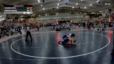 132 lbs Quarterfinals (8 Team) - Joaquin Apple, Summit High School vs Deegan Robles, Houston High School
