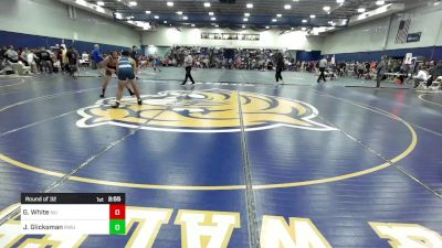 149 lbs Round Of 32 - Gannon White, Norwich vs Jason Glicksman, Roger Williams