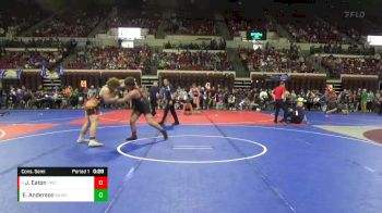 200 lbs Cons. Semi - Jacob Eaton, Powell Wrestling Club vs Eli Anderson, Moses Lake Wrestling Club