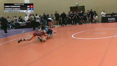 113 lbs Cons. Rd Of 32 - James Yonushonis, M2 Training Center vs Dominick DAmbola, Grit Mat Club