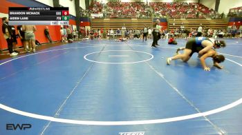 215 lbs Quarterfinal - Brandon McNack, Edison Eagles vs Aiden Lane, Pryor Tigers Wrestling