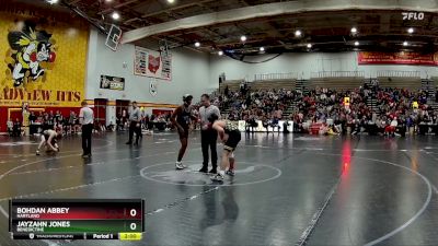 132 lbs Champ. Round 3 - JayZahn Jones, Benedictine vs Bohdan Abbey, Hartland