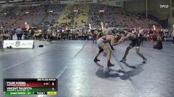 157 lbs Placement Matches (16 Team) - Vincent Faldetta, Johnson & Wales (RI) vs Tyler Goebel, Wisconsin-La Crosse