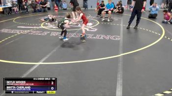 50 lbs 3rd Place Match - Britta Cherland, Marathon Wrestling Club vs Skylr Woods, Anchor Kings Wrestling Club