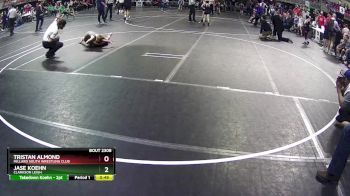 80 lbs Semifinal - Jase Koehn, Clarkson Leigh vs Tristan Almond, Millard South Wrestling Club