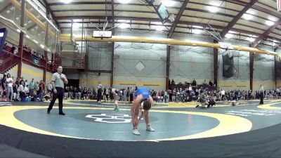 120 lbs Champ. Round 2 - Kenzie Carder, Olentangy Orange vs Miley Gross, Alliance