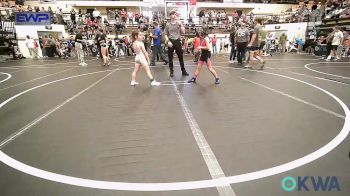 58 lbs Consi Of 4 - Royal Austin, Redskins Wrestling Club vs Abra Smith, Comanche Takedown Club