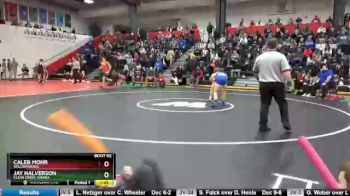 Round 2 - Caleb Mohr, Williamsburg vs Jay Halverson, Clear Creek-Amana