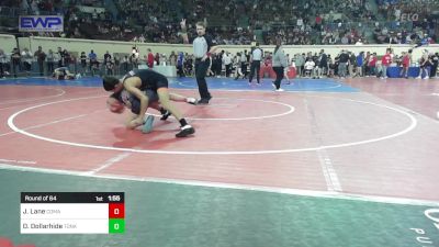 110 lbs Round Of 64 - Jakob Lane, Comanche Indians vs Dastan Dollarhide, Tonkawa