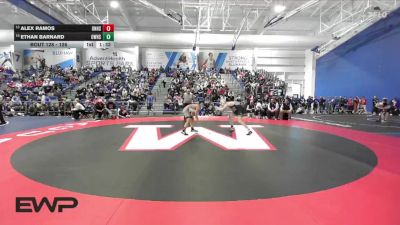 126 lbs Quarterfinal - Alex Ramos, Olathe North vs Ethan Barnard, Olathe West
