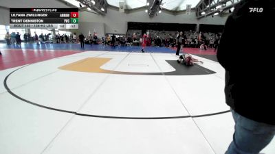 136-H2 lbs Semifinal - Lilyana Zwillinger, AMERICAN MMA AND WRESTLING vs Trent Denniston, Prime Wrestling Club