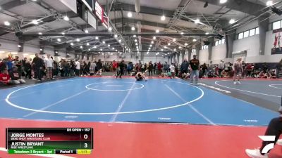 157 lbs Champ. Round 1 - Jorge Montes, Dead Shot Wrestling Club vs Justin Bryant, Rise Wrestling