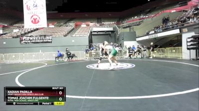 165 lbs Quarterfinal - Tomas Joachim Fulgentes, Royal High School Wrestling vs Xadian Padilla, Vasky BrosPitman Wrestling Club