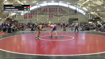 174 lbs 3rd Place Match - Caden Stout, Coast Guard vs Connor Gregory, Castleton