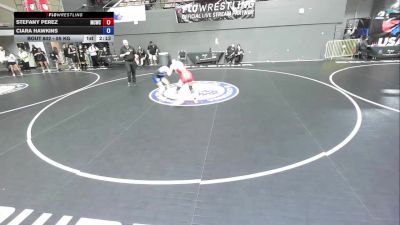 55 kg Champ. Round 1 - Stefany Perez, Manteca Cobras Wrestling Club vs Ciara Hawkins