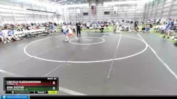 100 lbs Semis & 3rd Wb (16 Team) - Lincoln Sledzianowski, Florida vs Erik Egstad, Team Missouri Red