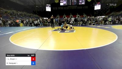 157 lbs Cons 8 #2 - Louden Dixon, OH vs Kawayran Vazquez, FL