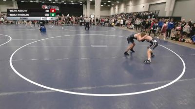 105 lbs Semis - Beau Abbott, Roundtree Wrestling Academy vs Noah Thomas, Collum Trained School Of Wrestling