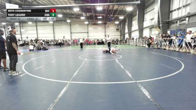 170 lbs Rr Rnd 1 - Seth Cossentine, Team Shutt Whittaker - HSB vs Tony Leader, CKWA - HSB