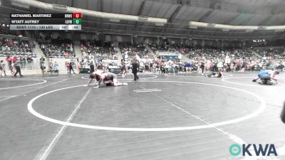 130 lbs Round Of 16 - Nathaniel Martinez, Red Ryder Wrestling Club vs Wyatt Autrey, Locust Grove Youth Wrestling