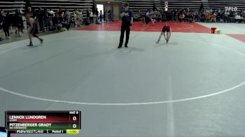 97 lbs Champ. Round 1 - Lennox Lundgren, LCWM vs Pitzenberger Grady, No-Nonsense