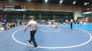 105 lbs 5th Place Match - Sofia De Jesus, Archie Williams vs Anna Winward, Moapa Valley