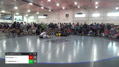 146 lbs Round 1 - Markgo Goree, Lumberyard (NY) vs Brody Matthews, SouthTown Savages