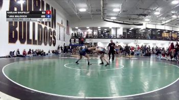 110 A 3rd Place Match - Kaelani Shufeldt, North Central University vs Ana Malovich, Grand Valley State University