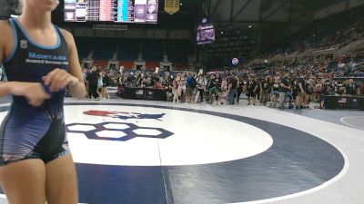 115 lbs Cons. Rd Of 64 - Kristina-Lynn Collins, Idaho vs Cadence Crookston, Montana