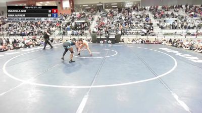 U23 Women - 65F Champ. Round 2 - Isabella Mir, NV vs Nina Makem, MN