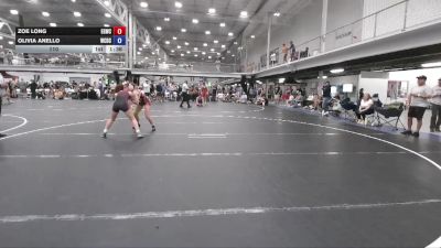 110 lbs Round 4 (6 Team) - Zoe Long, Empire Girls WC vs Olivia Anello, Wrecking Crew Dream Crushers