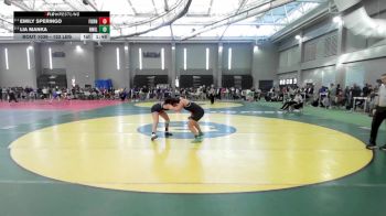 152 lbs Round Of 32 - Emily Speringo, Foran vs Lia Manka, New Milford